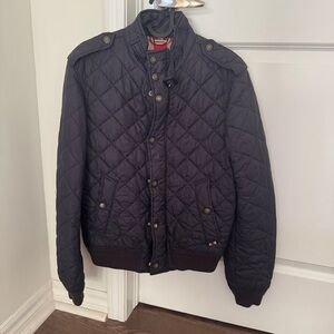Burberry Navy Quilted Jacket, Men’s
